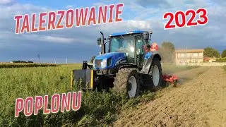 TALERZOWANIE POPLONU 2023✔️ NewHolland TS 135A i grano shark 3