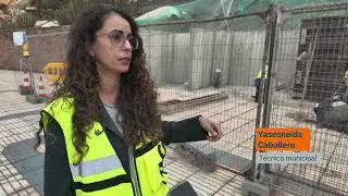 Avanzan las obras de los nuevos aseos p&uacute;blicos del Risco Verde, previstos para primavera