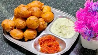 Street style Mysore bonda recipe👌/Karnataka special soft tea time snack/mangaluru bajji 😋