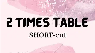 Master the 2 Times Table in Less Than a Minute | Mathalino123