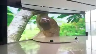 Curved video wall solution