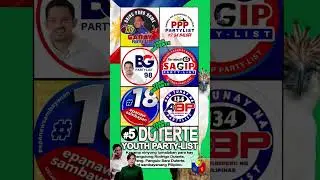 TEAM DUTERTE PARTYLIST CHOOSE ONE 👊💚🦅🇵🇭