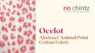 Ocelot Abstract Animal Print Cotton Fabric - No Chintz Australia