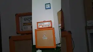 Epiphone Les Paul Custom 95 riffin' through Orange Rockerverb mk1
