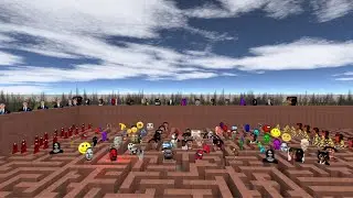 Selene And Unlimited Nextbot gmod maze #Happy Nextbot