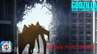 King Ghidorah calls muto 3/barb (stick nodes)