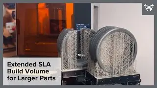 Extended SLA Build Volume for Larger Parts