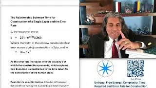 Chapter 24: Entropy, Free Energy, Complexity, Time Required and Error Rate for Construction