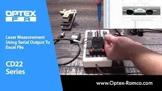 How to take the serial output of the CD22 laser sensor into Excel