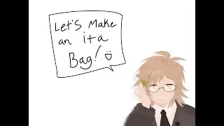 making an ita bag of my OC! ^_^