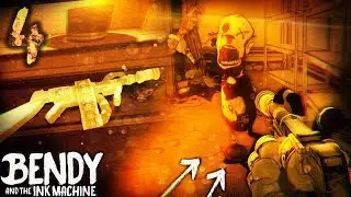 СЕКРЕТНЫЙ БЕКОНОВЫЙ ПИСТОЛЕТ И КАК ЕГО ПОЛУЧИТЬ! | Bendy and the Ink Machine [Глава 4] Взлом мини...