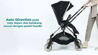 Babyelle Zenith . Reversable Handle with Auto Direction Wheels. Prestige Edition. S 988
