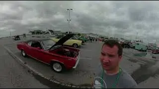 Cruisin Ocean City Inlet Car Show 2018 Sun 11AM (4K 360 VR)
