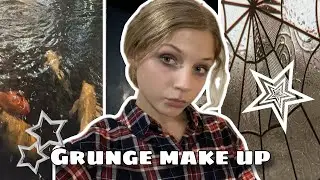 || делаю grunge makeup и образ под этот стиль🌟(первое видео!!)