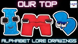 Our Top Three Alphabet Lore Video!!! #craftkidstv #alphabetlore #artforkids