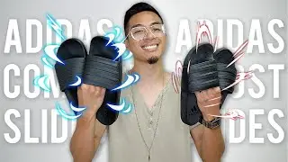 WHICH ONE IS THE COMFIEST?!🤔 Adidas Adilette BOOST Slide vs. Adidas Adilette COMFORT Slide Review