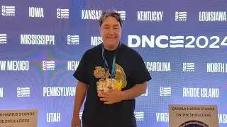 Bill Morton at Democratic National Convention 8/22/2024