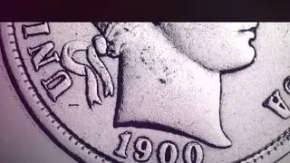 1900 BARBER DIME: $3 - $195 DEPENDING ON NUMISMATIC CONDITION (90% SILVER) PHILADELPHIA MINT