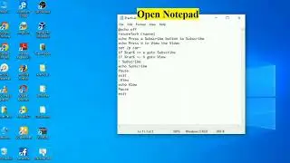 Batch for User Input in Notepad | Interactive Command Prompt Scripts
