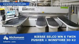 BIESSE SELCO WN 6 /610 TWIN PUSHER+ WINSTORE 3D K2 (Höchsmann Klipphausen)