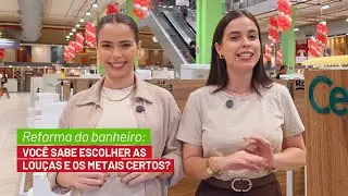 Reforma de banheiro: como escolher lou&ccedil;as e metais certos?