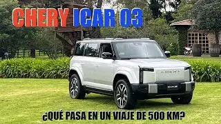 Chery iCar 03 4x4: test drive 500 km, Colombia