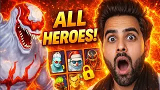 All Heroes + All Skins Unlocked?! 😲 Spider Fighter 3 Complete Gameplay 💥