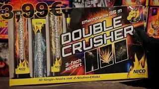 Double Crusher Bombenrohre😍| 2025 | Nico Feuerwerk | Lidl
