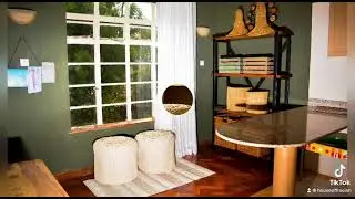The green room.Family room/home office and study transformation in Kilimani,Nairobi.