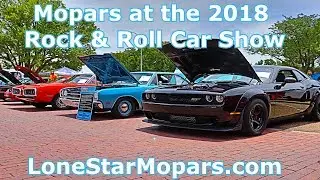 Mopars at the 2018 Caprock Classic Car Club Rock & Roll Car Show in Slaton, Texas
