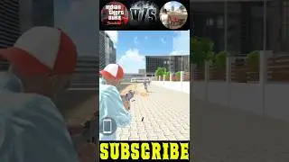 Gun Challenge 🔥 indian bike driving 3d vs indian theft auto 😈😱#shorts #viral #gaming #gta #vs #ibd3d