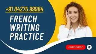 Free French writing practice | French writing exercises