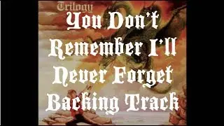 You Don't Remember I'll Never Forget Vamp Yngwie Malmsteen (Guitar Backing Track) in A minor