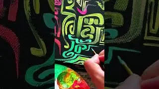 Unique Abstract Acrylic Painting Process Worth Watching