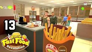 Food Revolution. Part 13. Serve 🍔🍟🥤🍦 For Customers. (iOS,Andriod) #fastfoodrevolution
