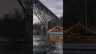 At the helm&hellip;.#boat #seattleboatparade #megayacht #tender