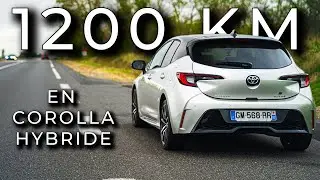 1200 KILOMÈTRES en Toyota COROLLA Hybride - Le Voyage Consommation !