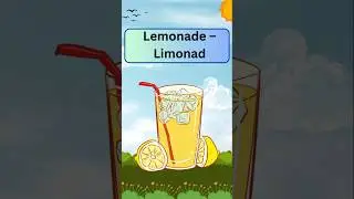 Drinks and foods name in English! #english #vocabulary #learnenglish #learning