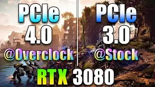 RTX 3080 | PCIe 4.0 @OC vs PCIe 3.0 @Stock | PC Gaming Benchmark Tested