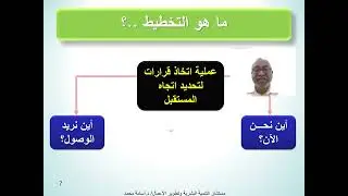 التخطيط الإستراتيجى المؤسسى اليوم الثانى الإطار المفاهيمى للتخطيط
