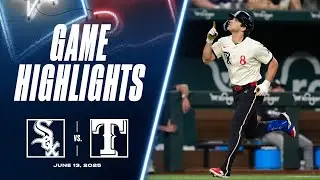 White Sox vs. Rangers Game Highlights (6/13/25) | MLB Highlights