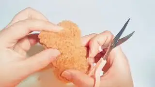 Pipe Cleaner Animal with Needle Felitng Kit DIY Craft Video Instruciton - Capybara