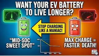 Optimizing Your EV's Charge Cycle: Mid-SOC Sweet Spot Uncovered!!