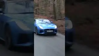 Jaguar F Type SVR sounds like a firework! #SupercarsOfLondon #FtypeSVR #fireworks