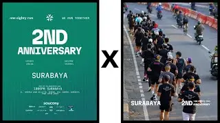 one eighty run 180SPM 2ND Anniversary SURABAYA 5k celebration run #oneeightyrun #180spm #fyp