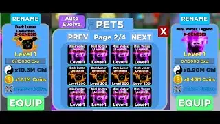 Free X-GENESIS pets GIVEAWAY in NINJA LEGENDS ROBLOX