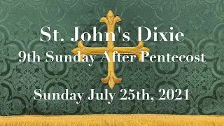 2021 Pentecost 9