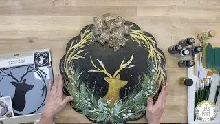 FolkArt One Stroke Q4 Wreath of the Month Roundup
