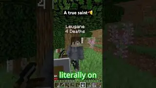 Friendliest player interaction❤️ #minecraft #alineasmp #kindness #charity #service #friends
