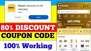 blinkit coupon code today || blinkit 300 off || 40% off code